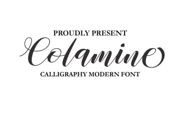 Colamine Font — Elegant Handwritten Typography for Creative Projects