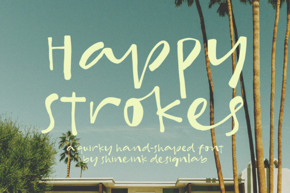 Happy Strokes: A Handwritten Font That Feels Alive