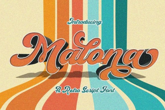 Malona Font — Retro Script Meets Modern Charm