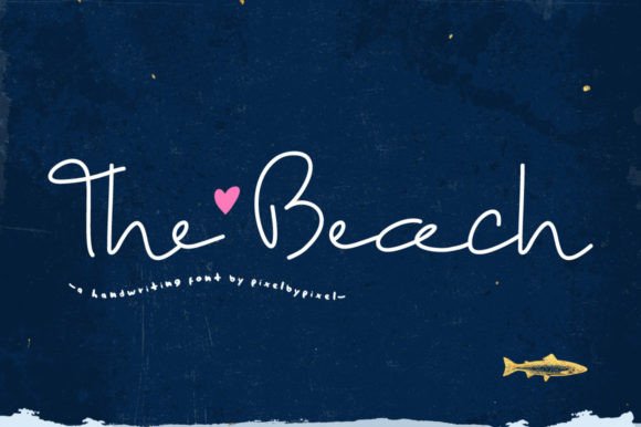 The Beach Font: Your New Go-To Handwritten Typeface